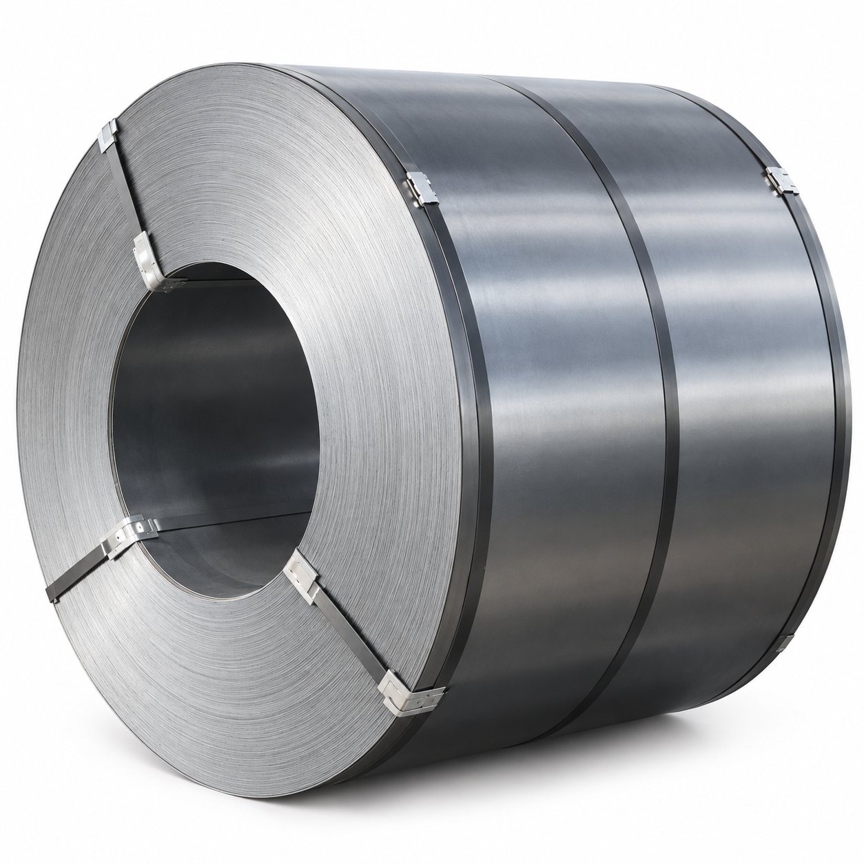 Mild steel coil used to produce the plates