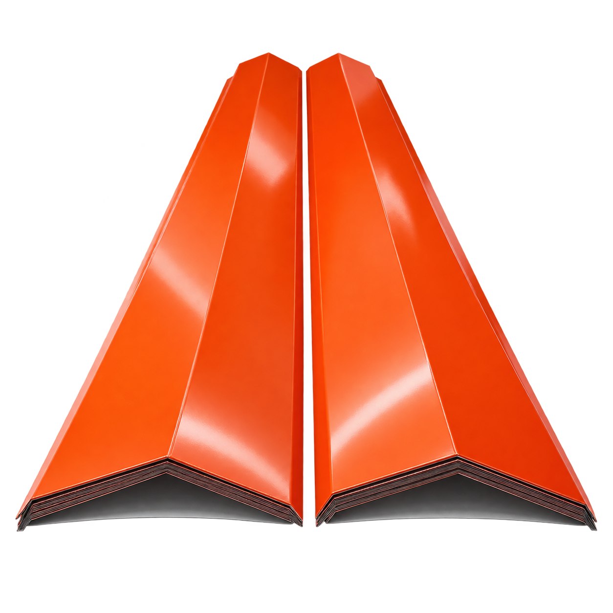 Ridge capping and barge flashing profiles